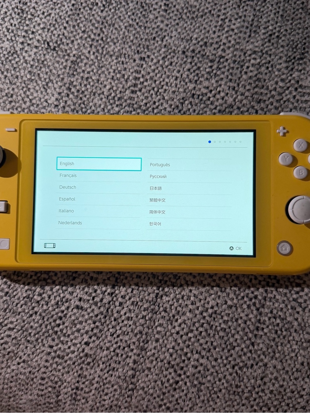 Nintendo Switch Lite Yellow